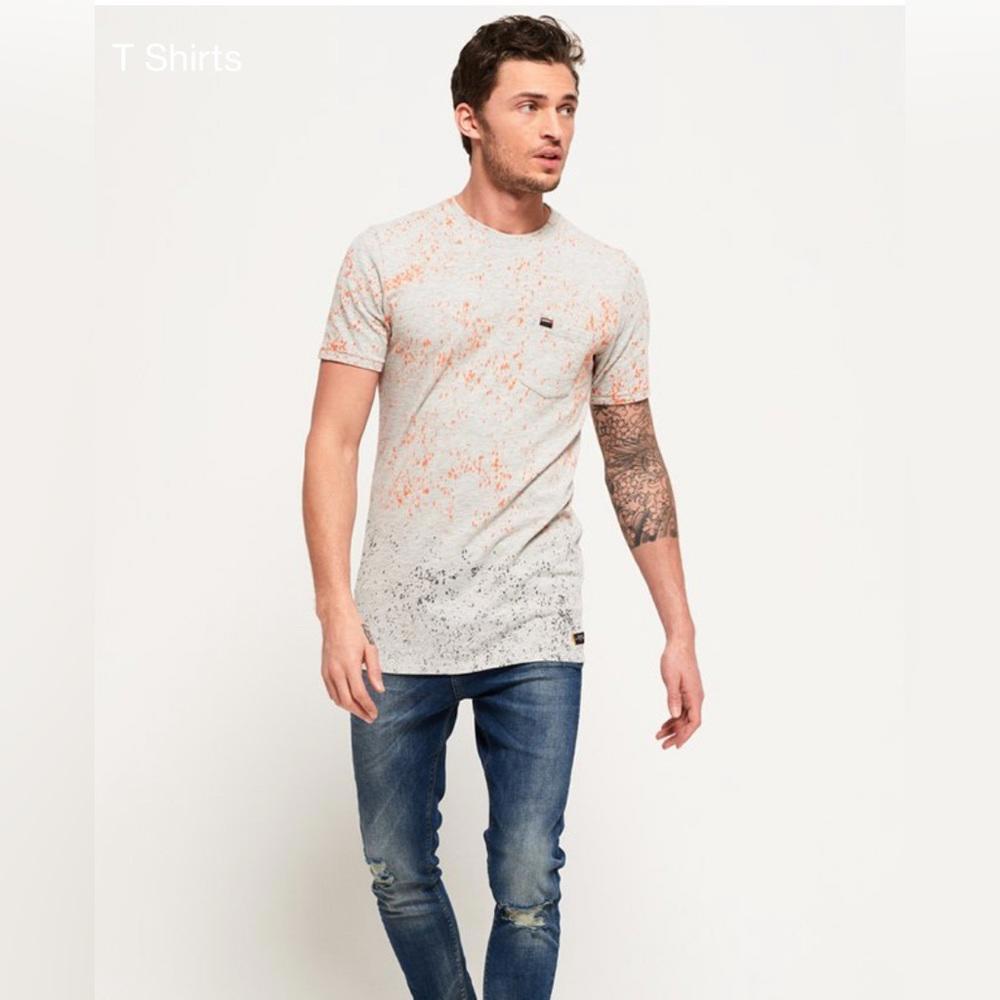 Superdry- Tropics Longline Tee- Men's XL